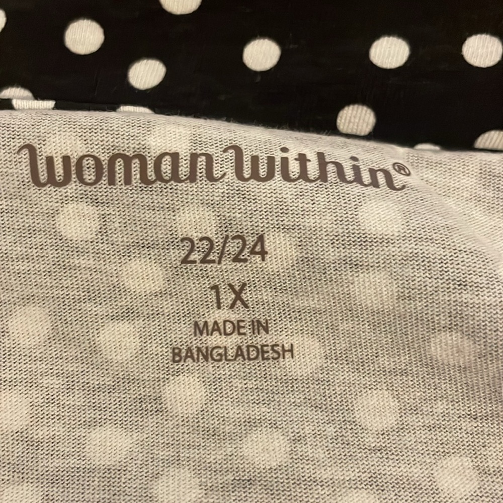 Polka Dot Black and White Dress - Picture 8 of 8